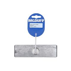 MG Duff ZD4261H Zinc Strip Anode Drilled 6